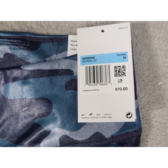 Nike Womens Blue Camo Dri-Fit Leggings Size M - Picture 11 of 15